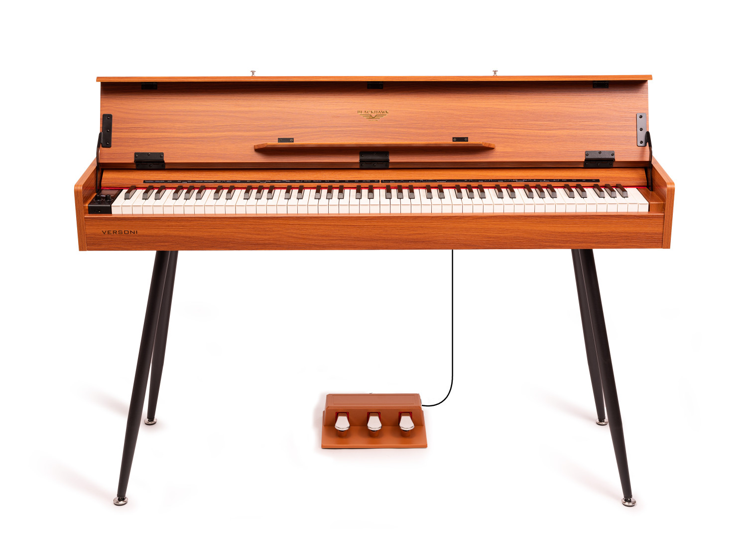 Digitální piano Black Hawk Versoni V10NB - úplný pohled na nástroj