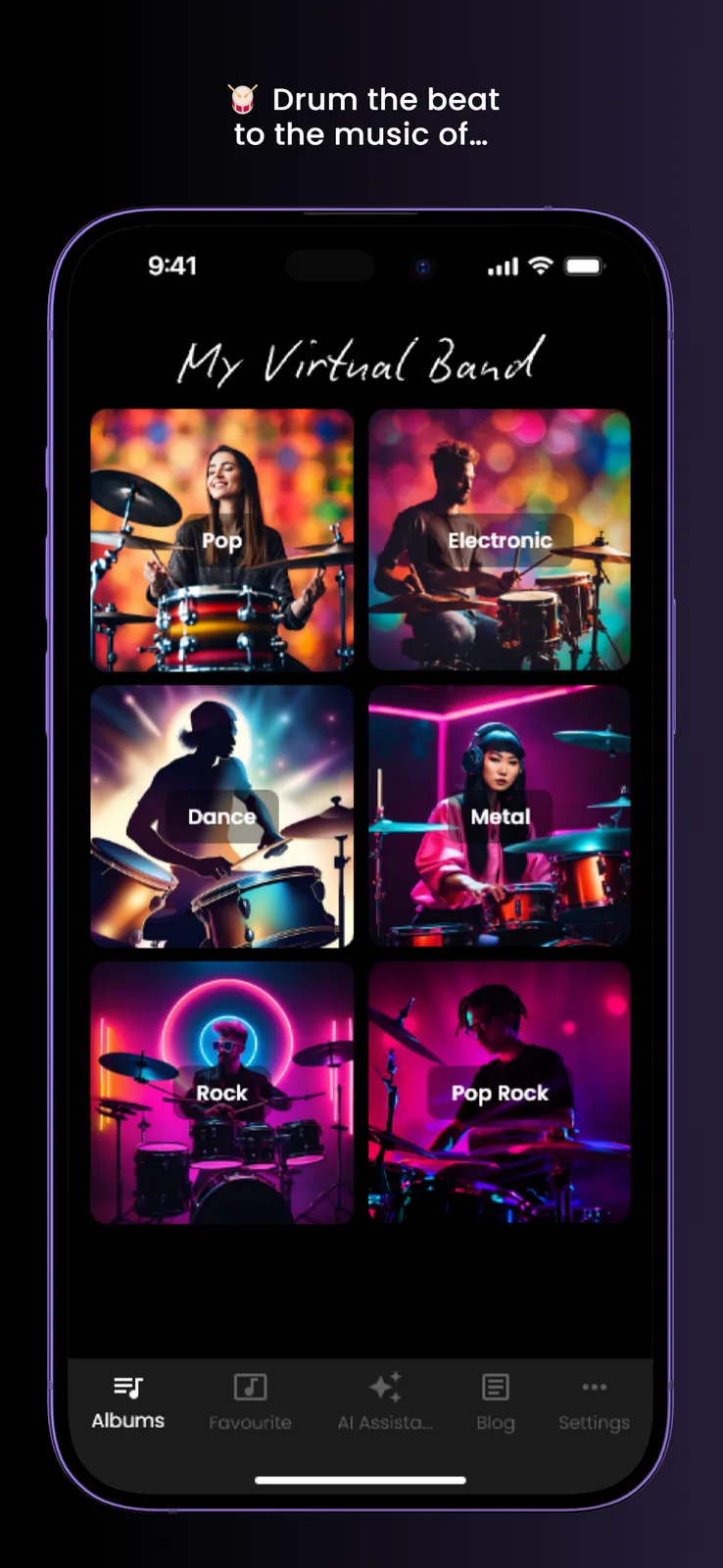 My Virtual Band — ekran 1